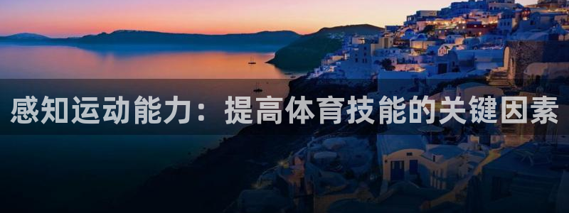 三亿体育网页版：感知运动能力：提高体育技能的关键因素
